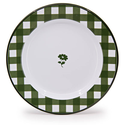 Max Humphrey x CCH Gingham Enamelware Dinner Plate