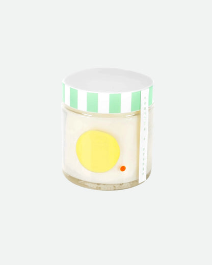 Vanilla + Orange Hand-painted Glass Candle