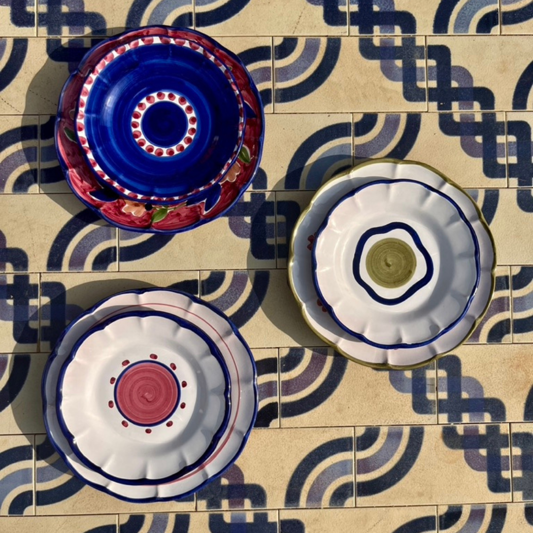 Olive Plate - Handmade & Hand Painted on the Amalfi