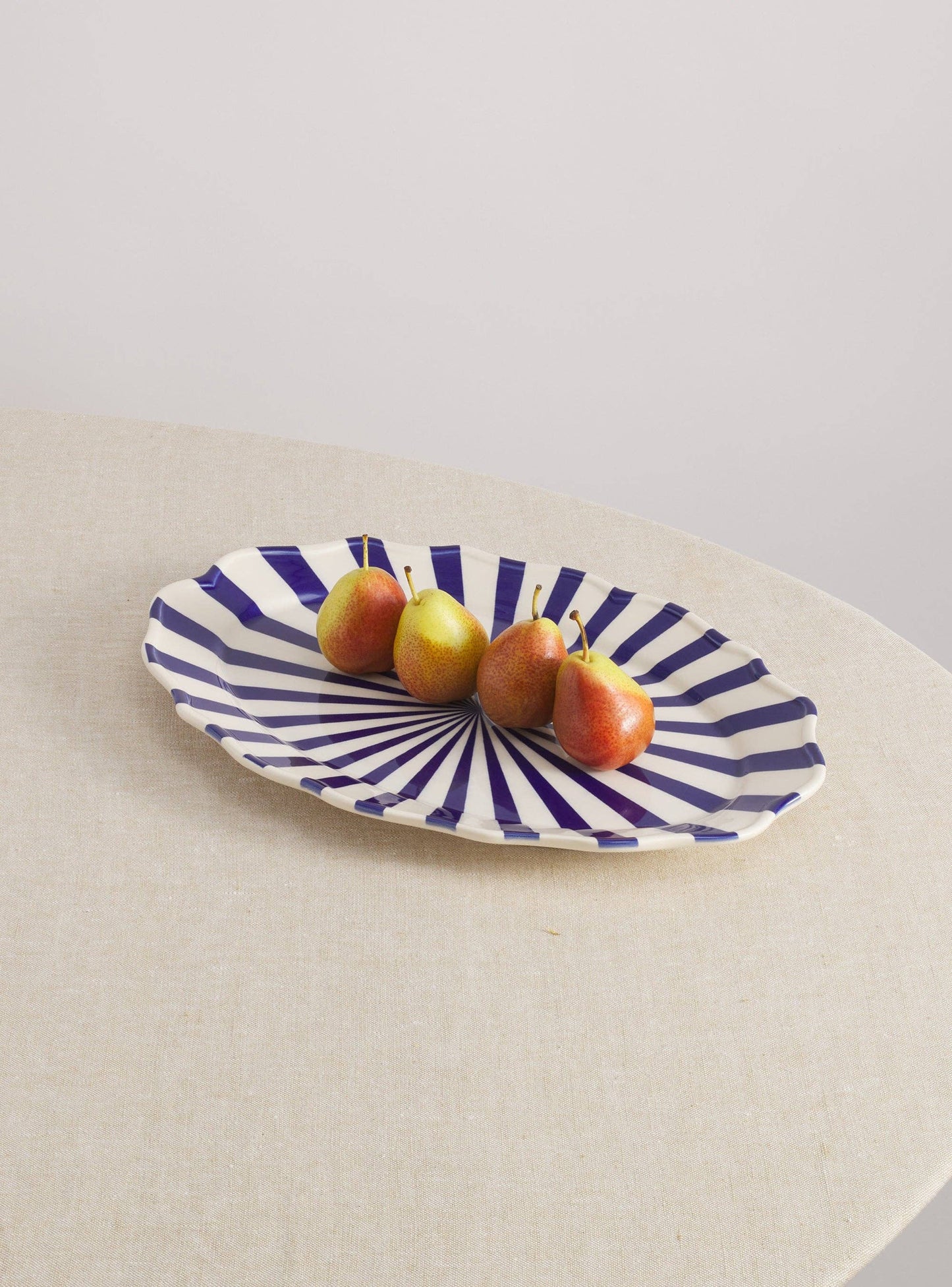 Mafalda Hand Painted Oval Platter