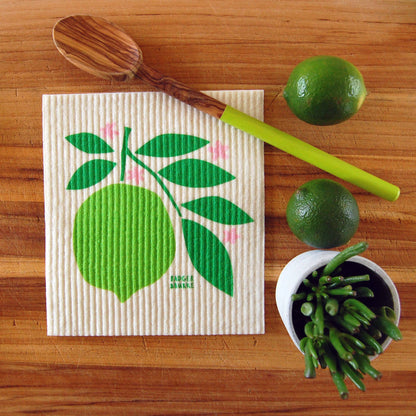 Lime Sponge Cloth