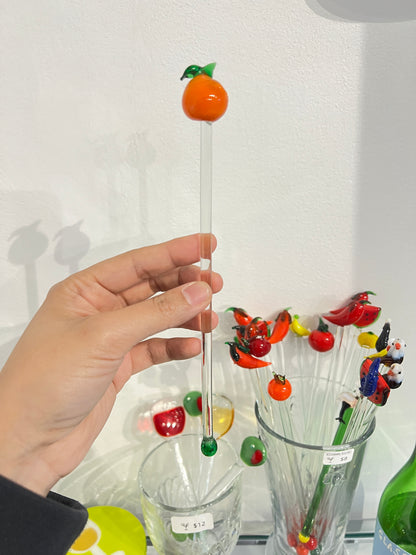 Blown Glass Stirrer