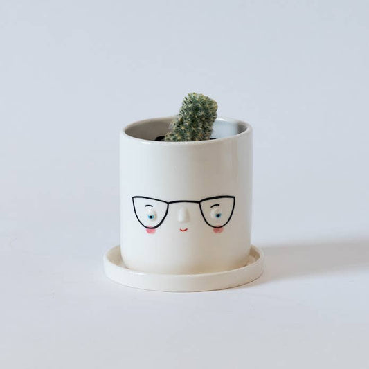 Four-Eyes Faceplanter - White