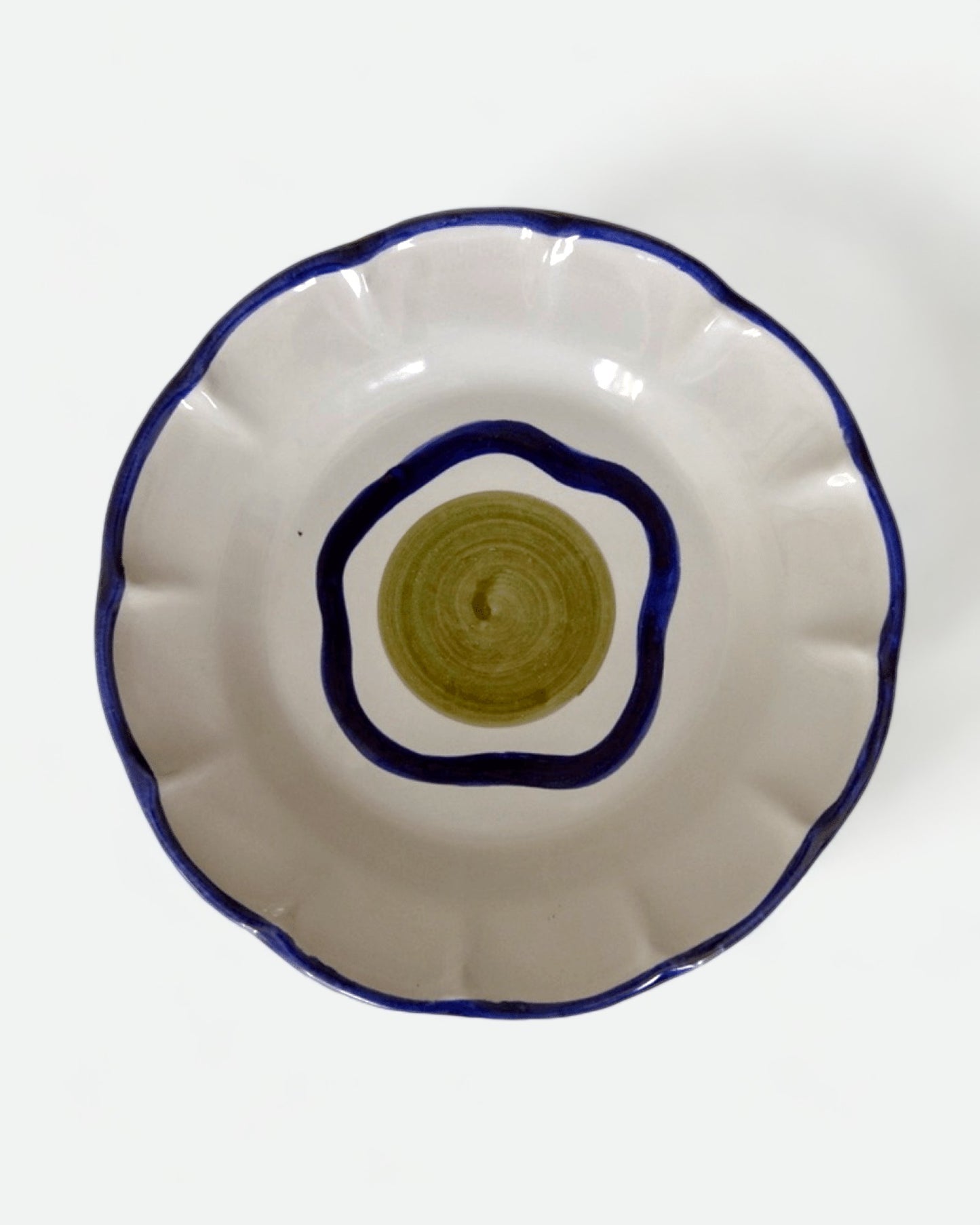 Olive Plate - Handmade & Hand Painted on the Amalfi