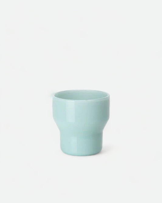 Milk Glass Tumbler - Minty Haze