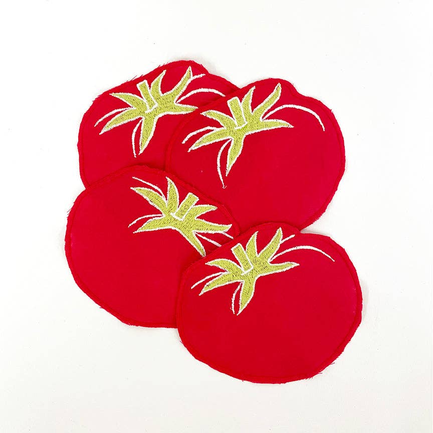 Tomato Cocktail Napkins Set