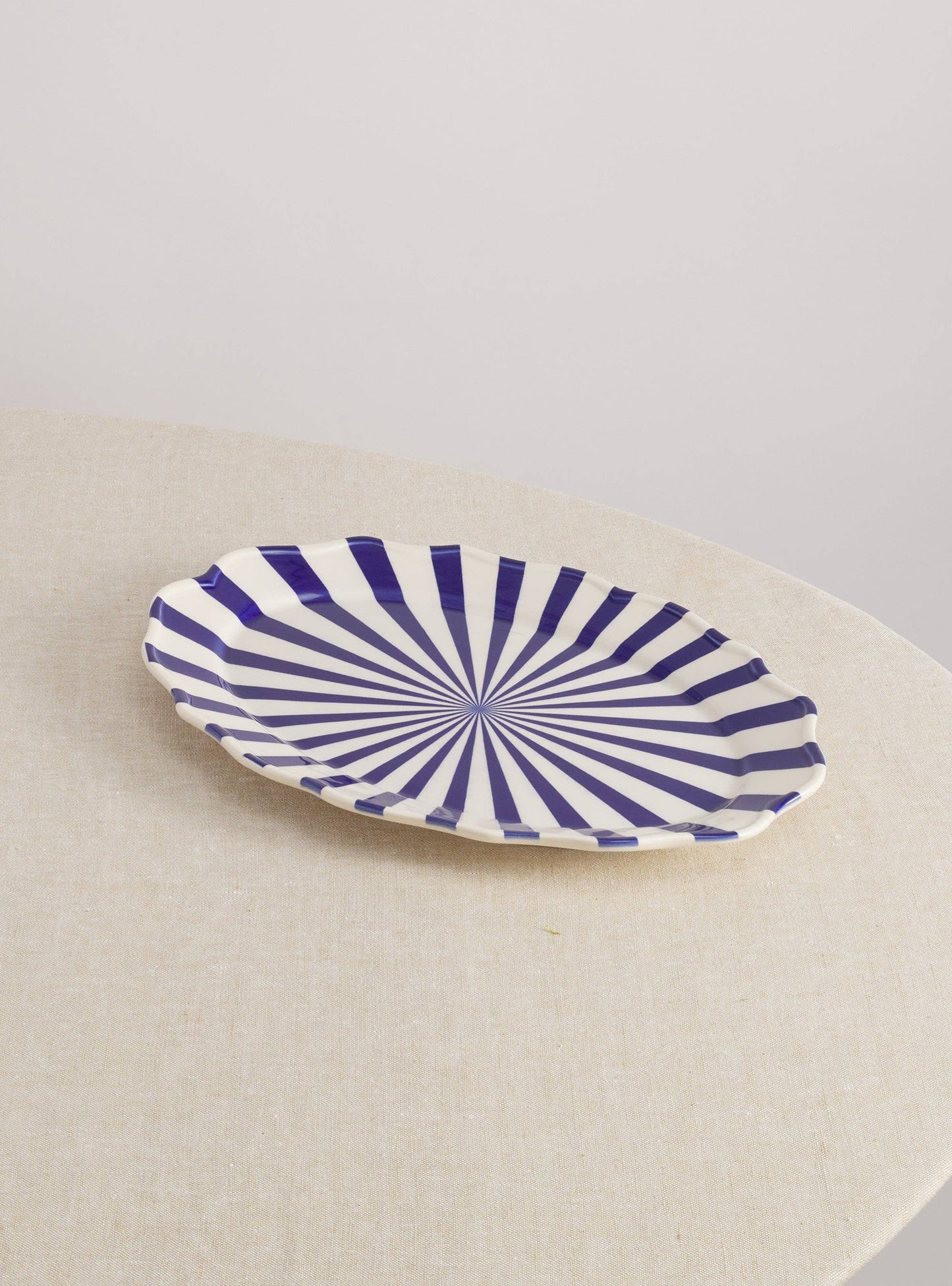 Mafalda Hand Painted Oval Platter