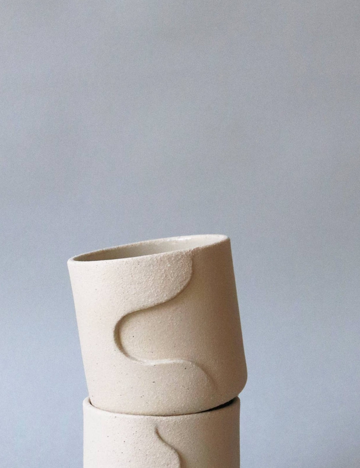 Sculptural Wave Cup