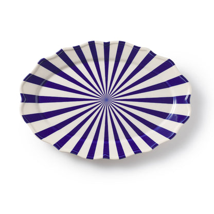 Mafalda Hand Painted Oval Platter