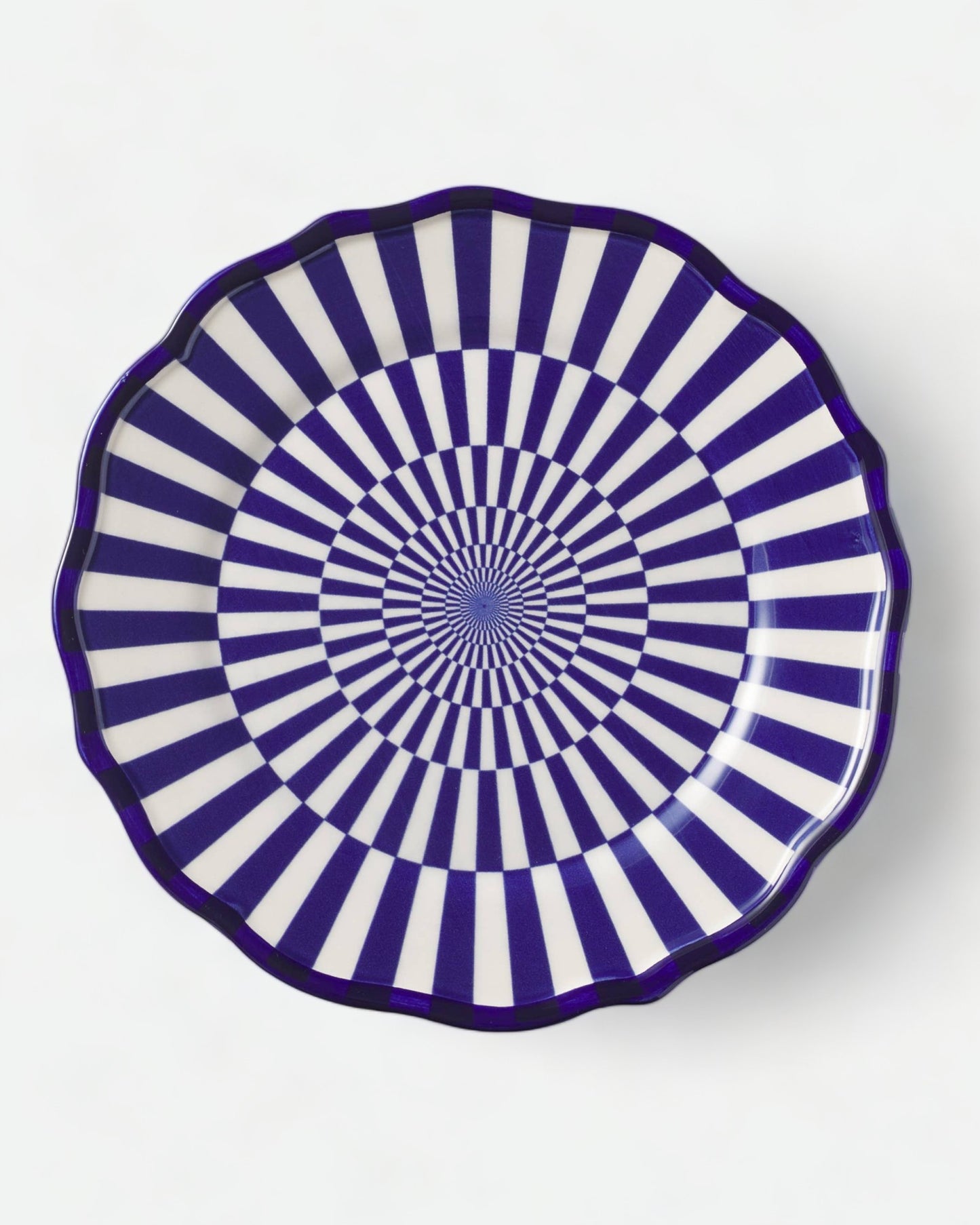 Riviera Striped Lunch Plate