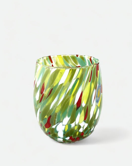 Murano Wine Tumbler -  Green