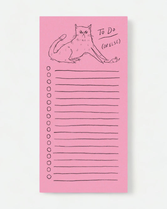 To Do (Or Else) Notepad