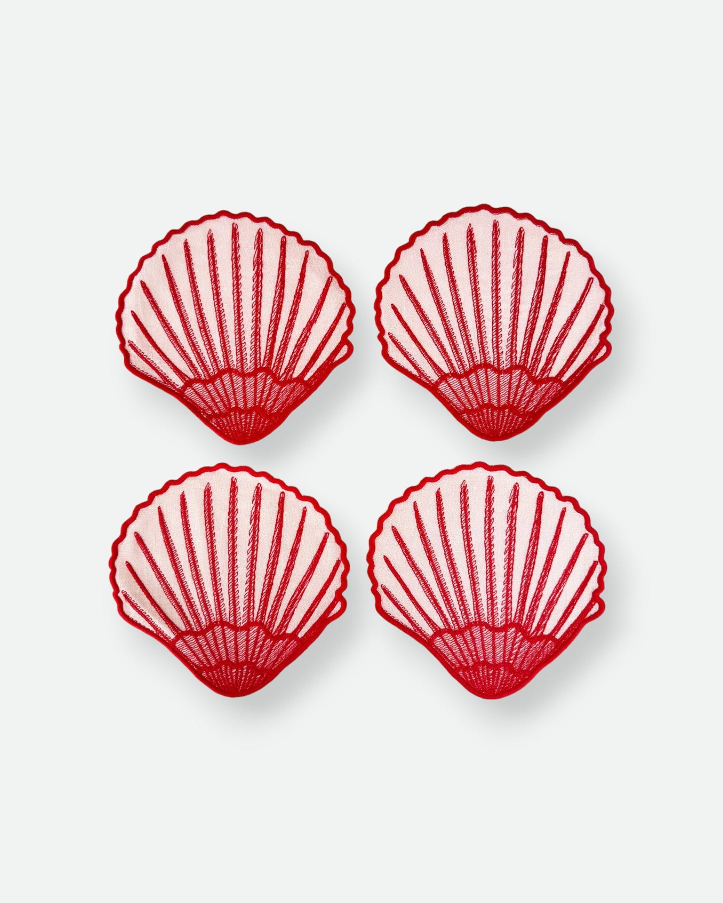 Sea Shell Cocktail Napkins Set