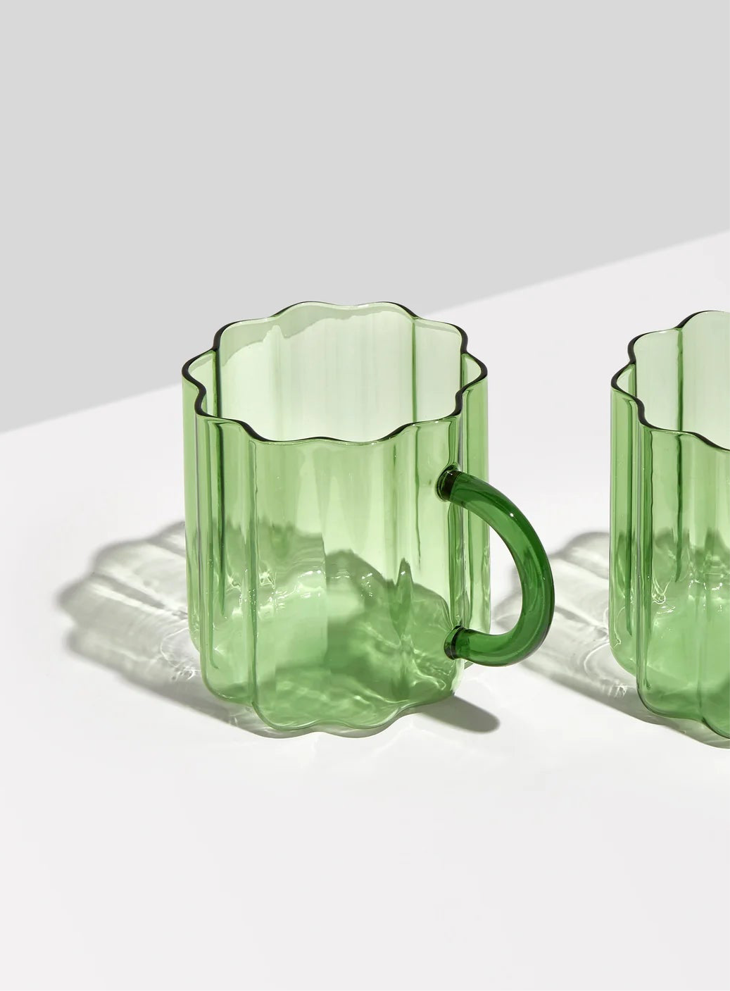 Flower Glass Mug