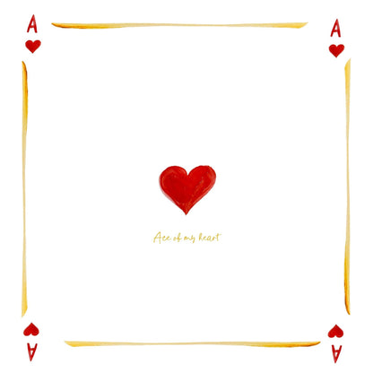 Ace of my heart / Perfect Shot - Linen Napkin Set 
