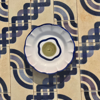 Olive Plate - Handmade & Hand Painted on the Amalfi