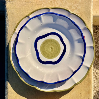 Olive Plate - Handmade & Hand Painted on the Amalfi