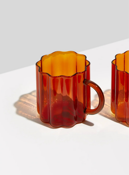 Flower Glass Mug