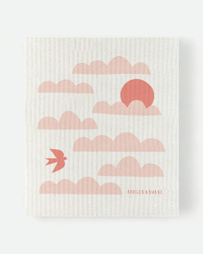 Cloudy Sky Sponge Cloth