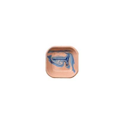 Swirl Enamelware Small Square Dish (Color Variants)