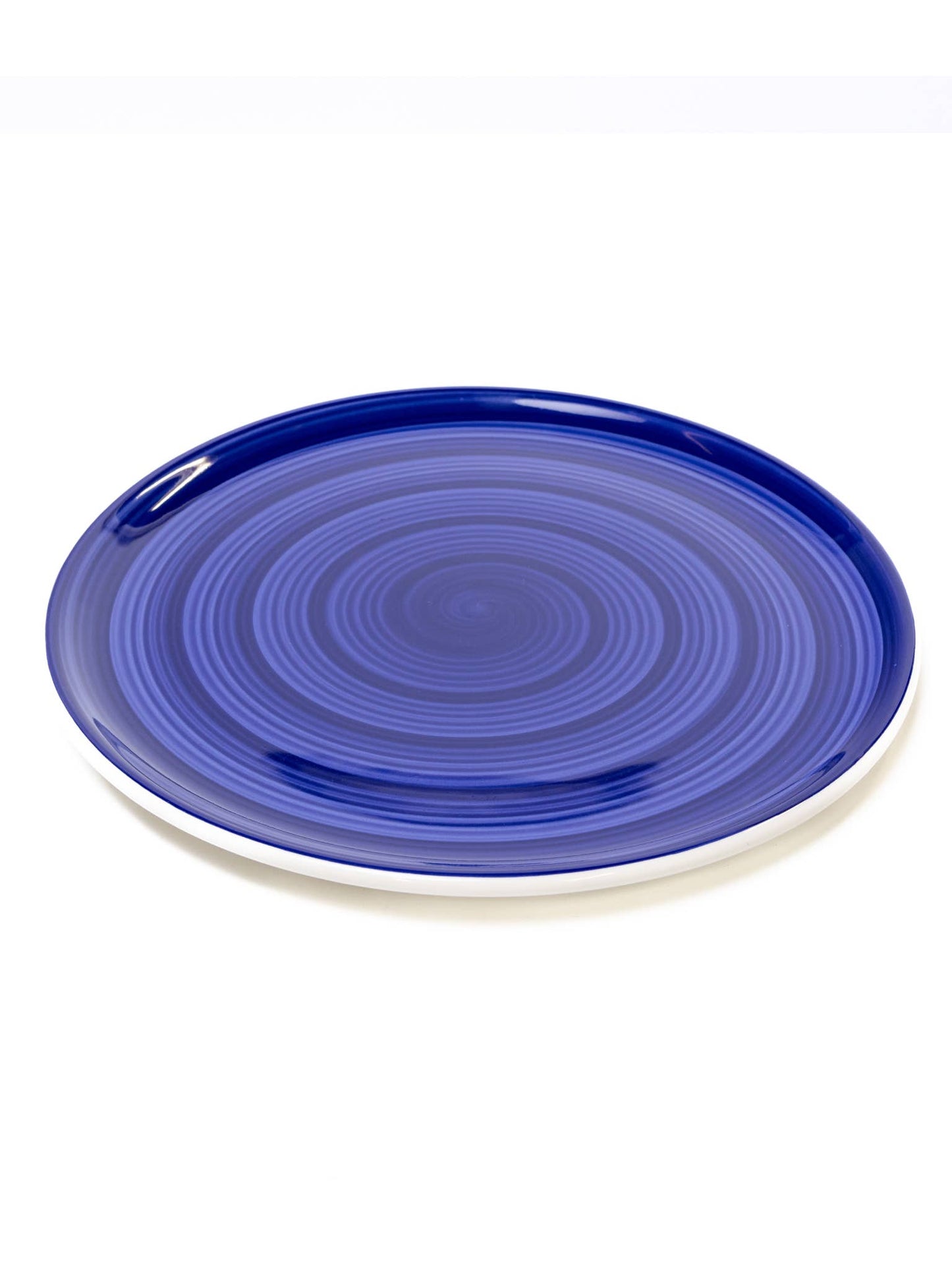 Spirale Blue Charger / Pizza Plate