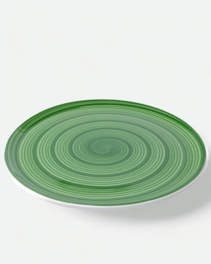 Spirale Green Charger / Pizza Plate