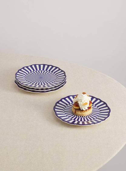 Riviera Striped Lunch Plate