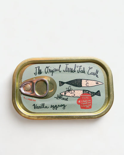 Tinned Fish Candle - Vanilla Eggnog