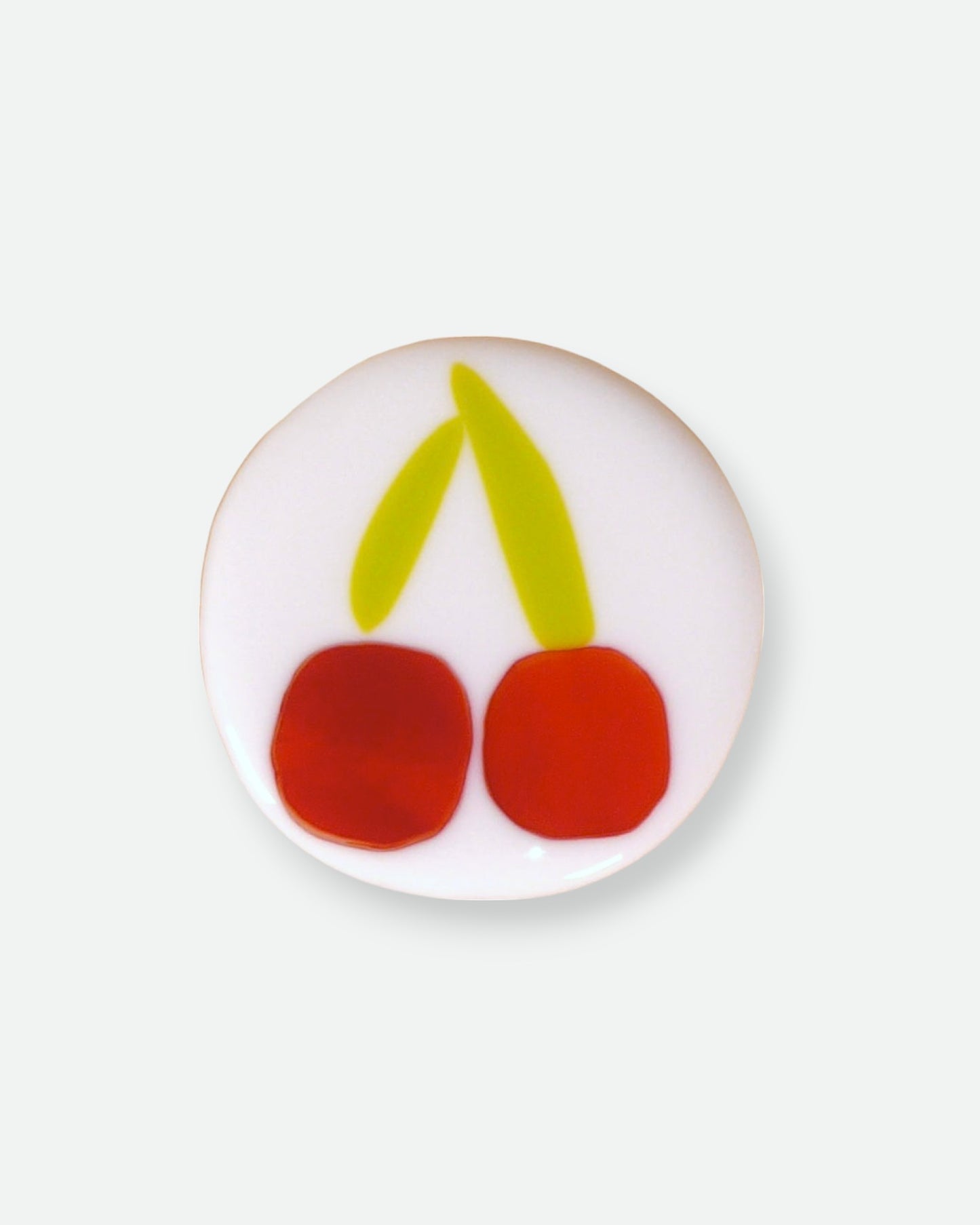 Fruity Glass Coaster - Cherry