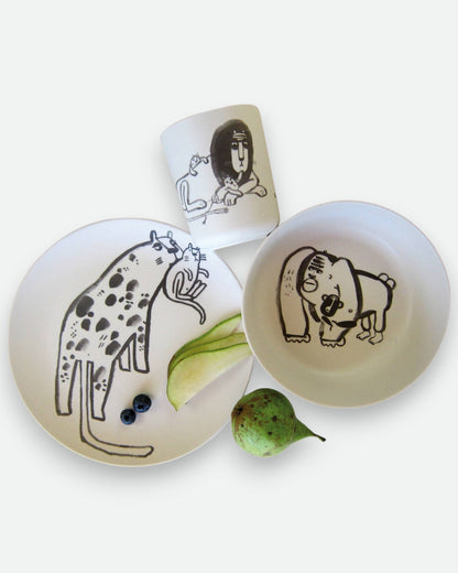 Animal Family Tableware Set