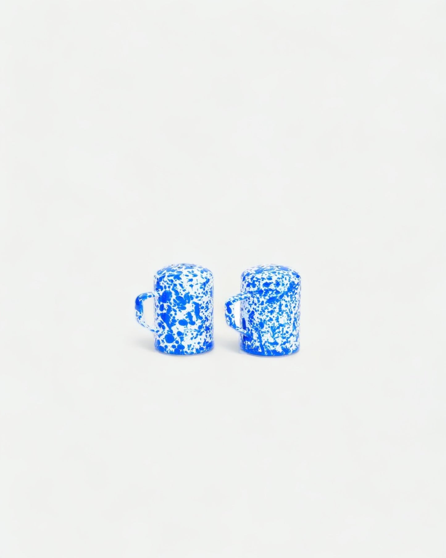 Splatter Enamelware Salt & Pepper Set (Color Variants)