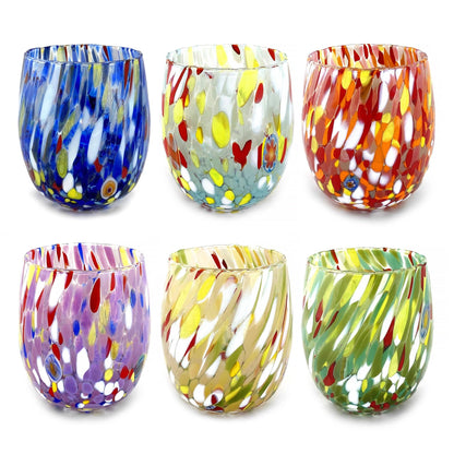 Murano Wine Tumbler -  Sky