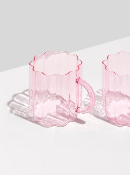 Flower Glass Mug