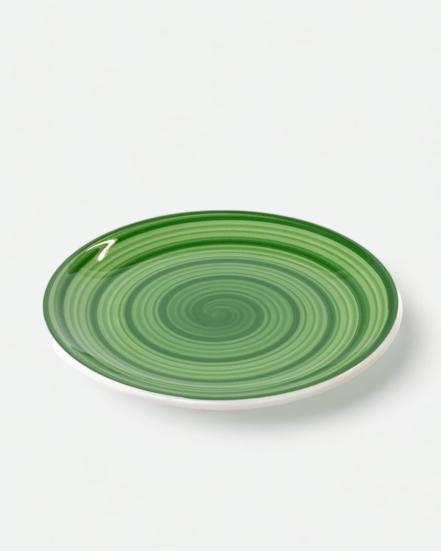 Spirale Green Lunch Plate