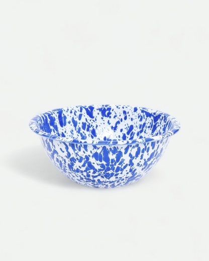 Splatter Enamelware Large Bowl (Color Variants)