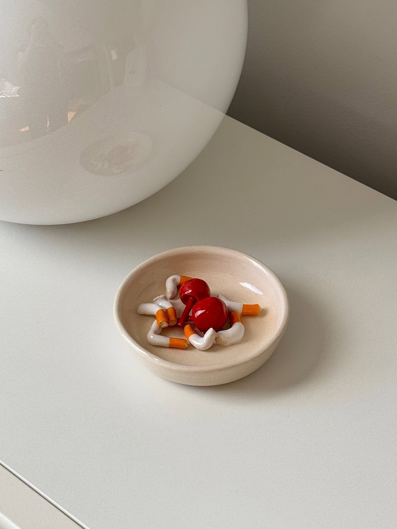 Miss Cherries and Cigarettes Ashtray