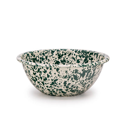 Splatter Enamelware Large Bowl (Color Variants)