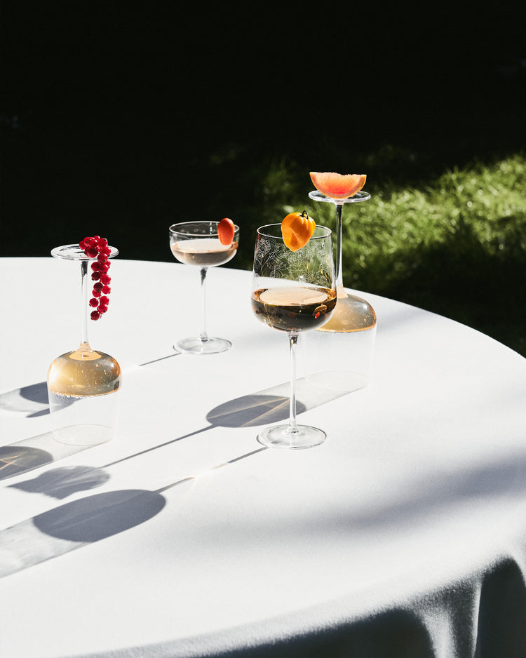Marni Midnight Flowers Large Wine Glass