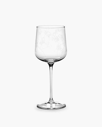 Marni Midnight Flowers White Wine Glass