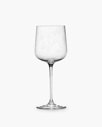 Marni Midnight Flowers White Wine Glass
