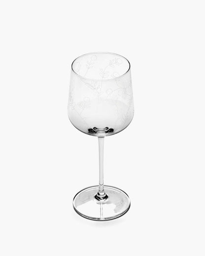 Marni Midnight Flowers White Wine Glass