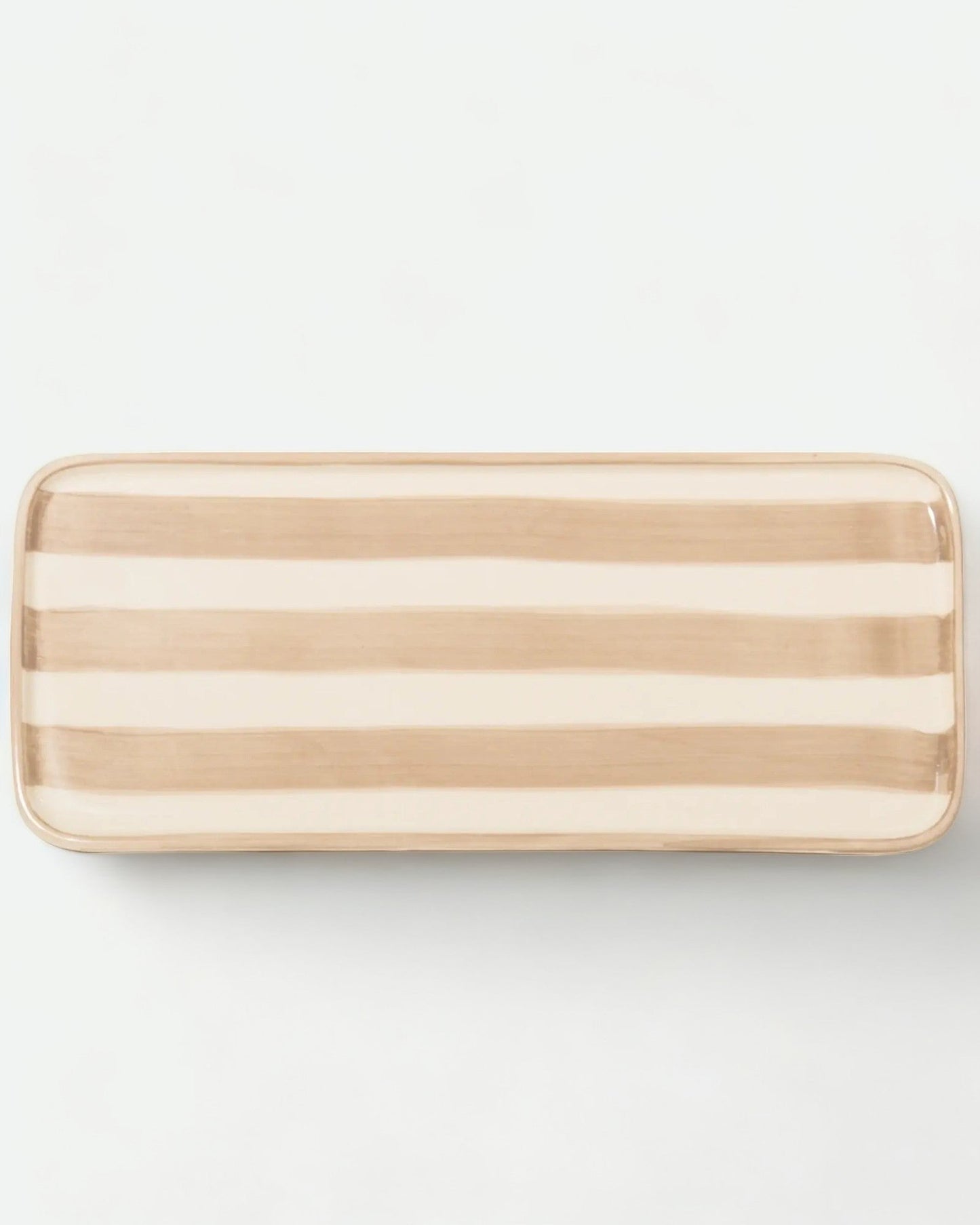 Lido Sand Rectangular Plate