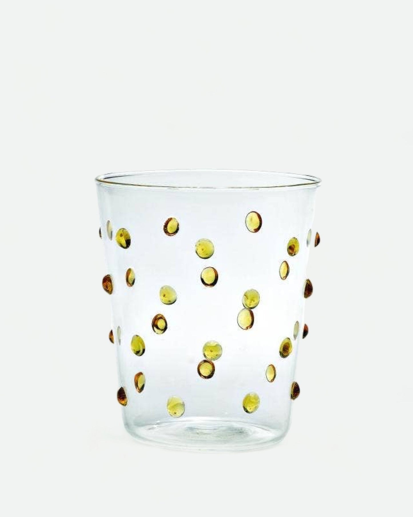 Pink Dots Glass Tumbler