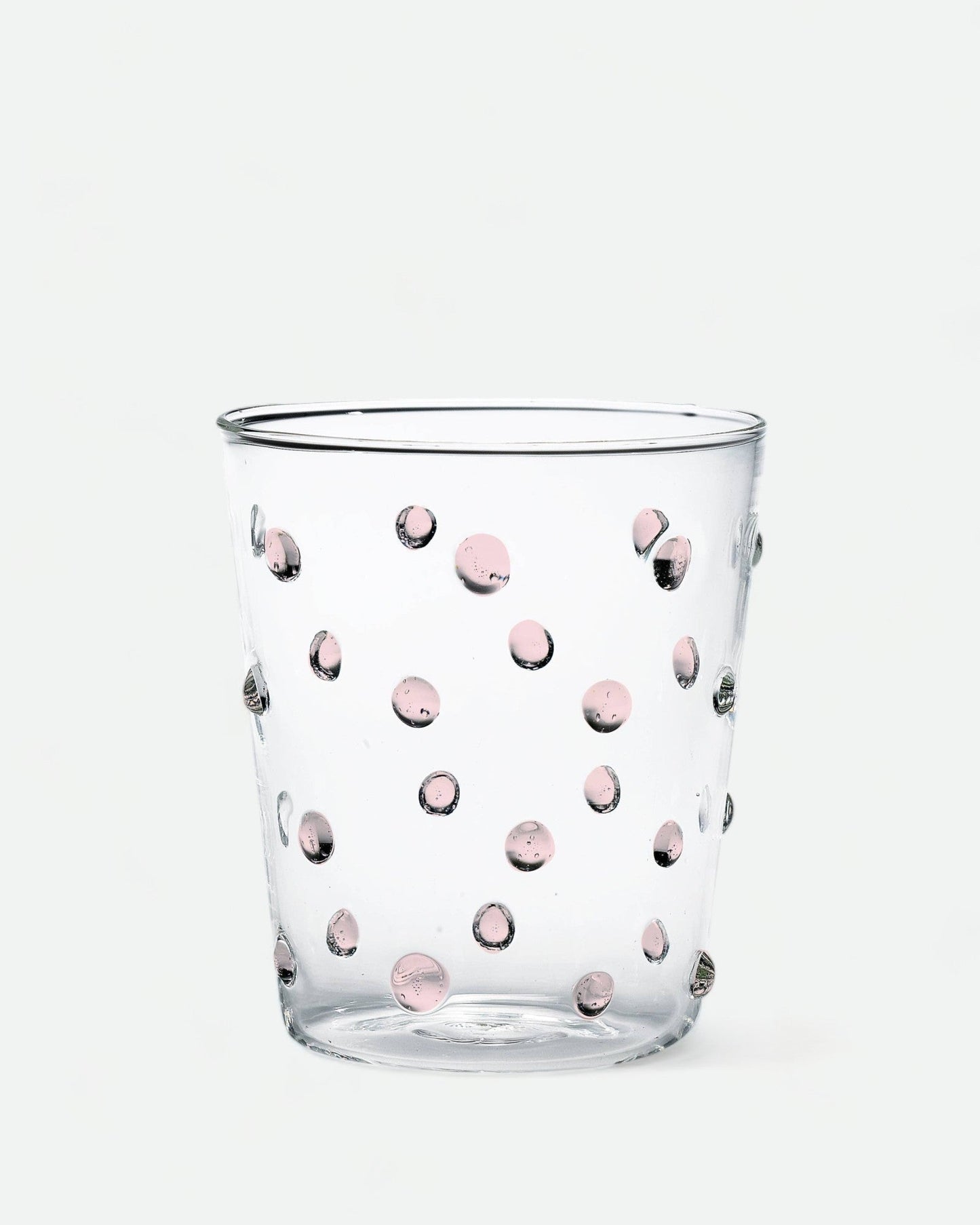 White Dots Glass Tumbler