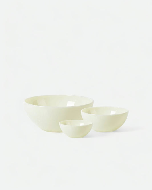 Milk Glass Bowl - Vanilla