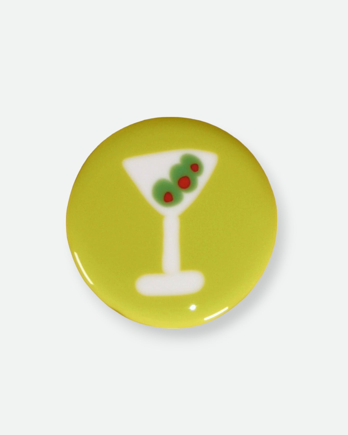 Happy Hour Glass Coaster - Slime Tini