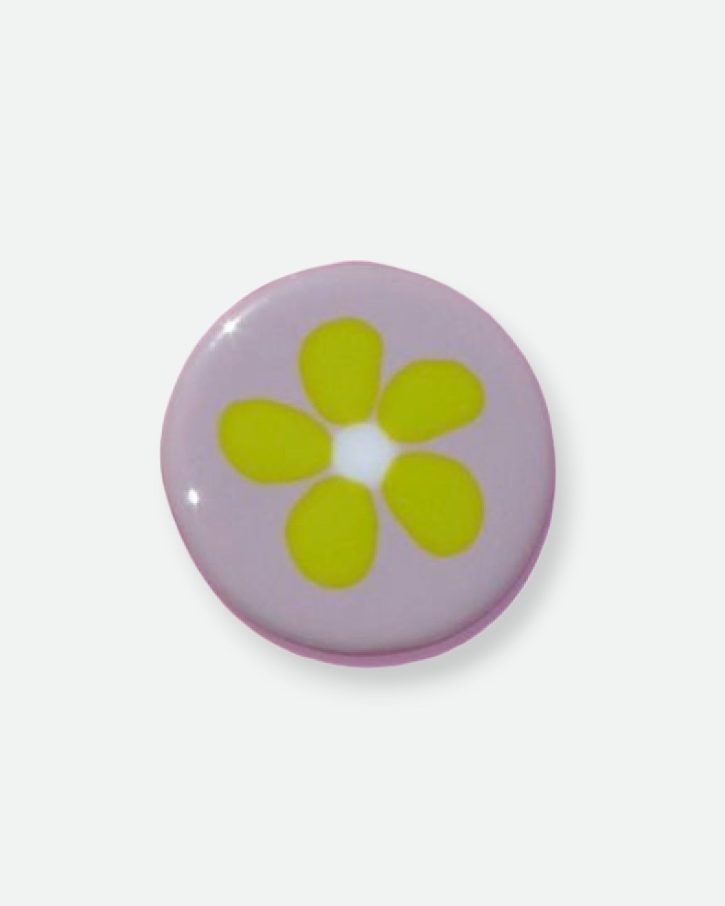 Flower Glass Coaster - Lavender Lime