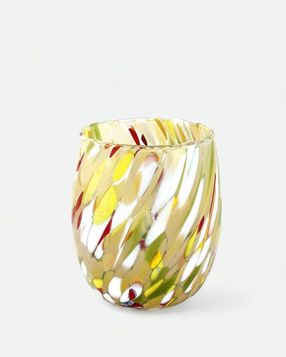 Murano Wine Tumbler -  Yellow