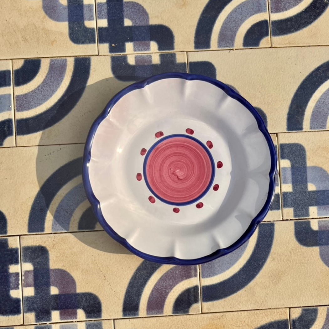 Sienna Plate - Handmade & Hand Painted on the Amalfi