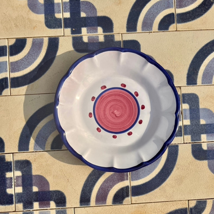 Sienna Plate - Handmade & Hand Painted on the Amalfi